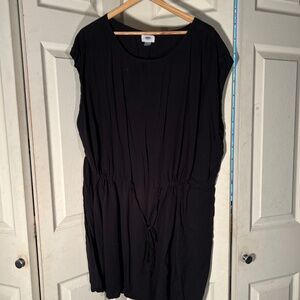 Old Navy Black Top with Tie Size 3XL